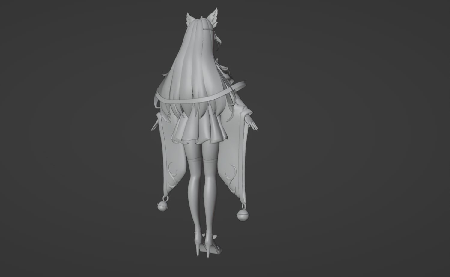 Anime Character - Unique 19 3D model_11