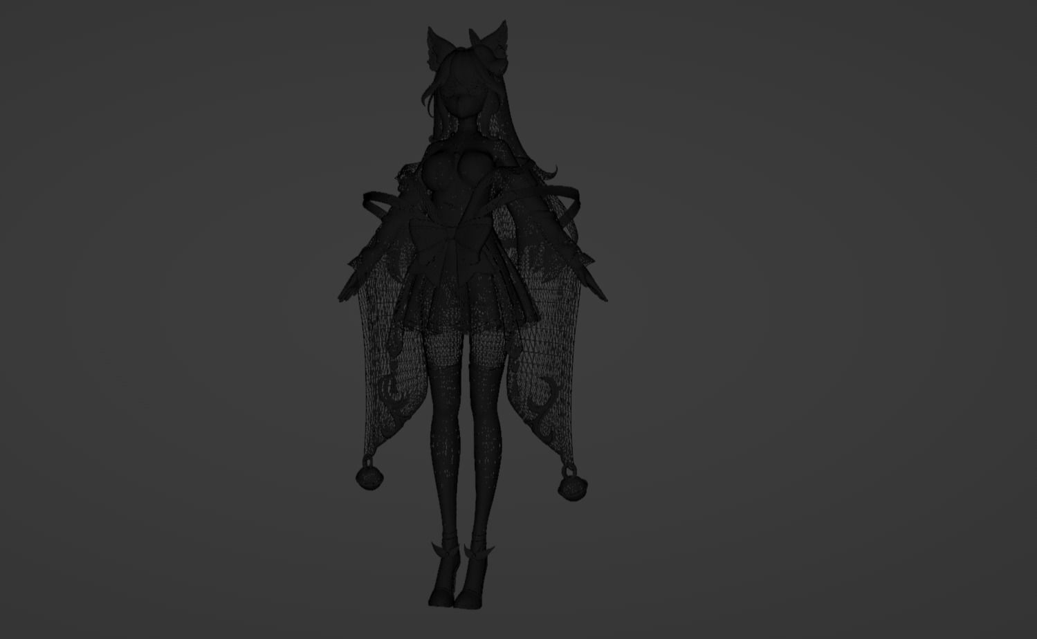 Anime Character - Unique 19 3D model_16