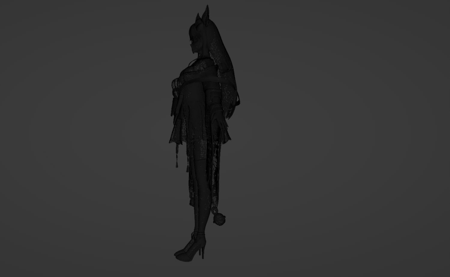 Anime Character - Unique 19 3D model_15