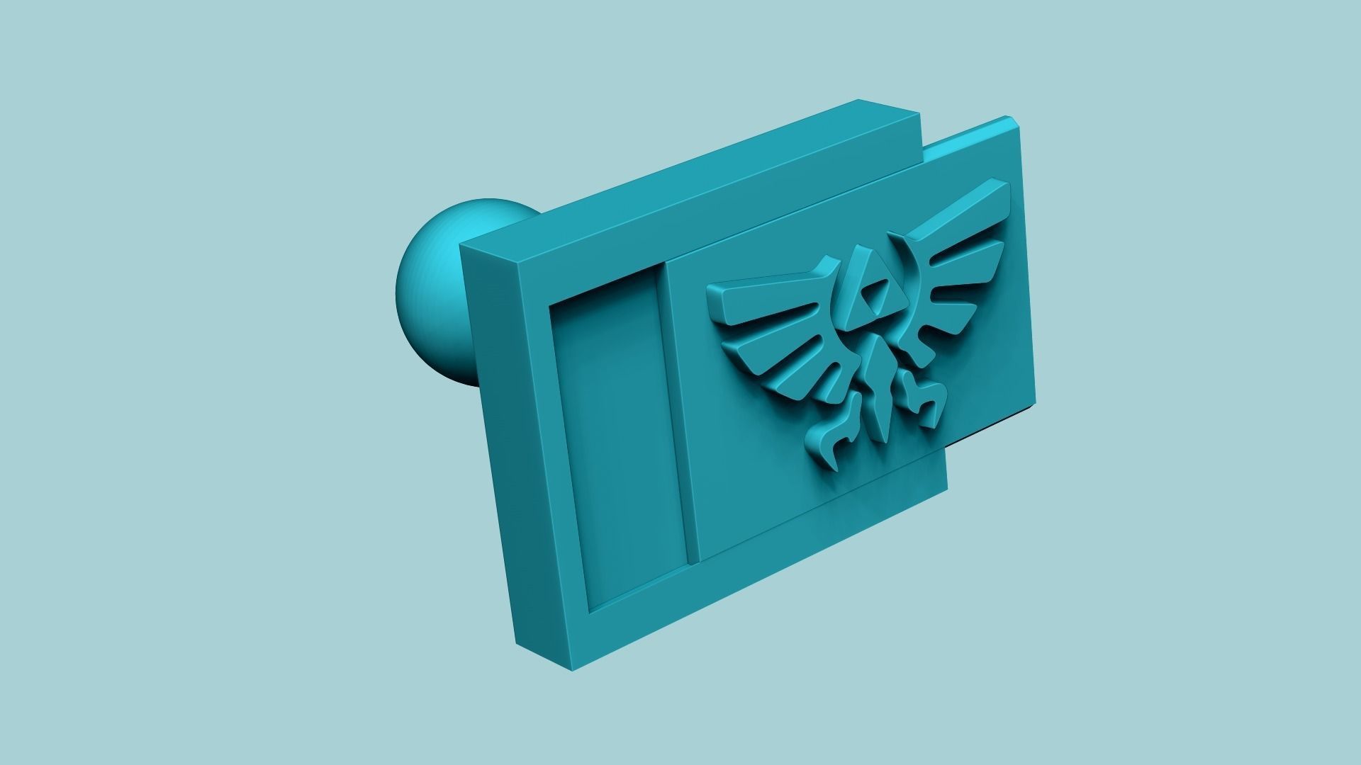 Stamp 102 - Zelda Icon - Fondant Decoration Maker Toy 3D print model_3