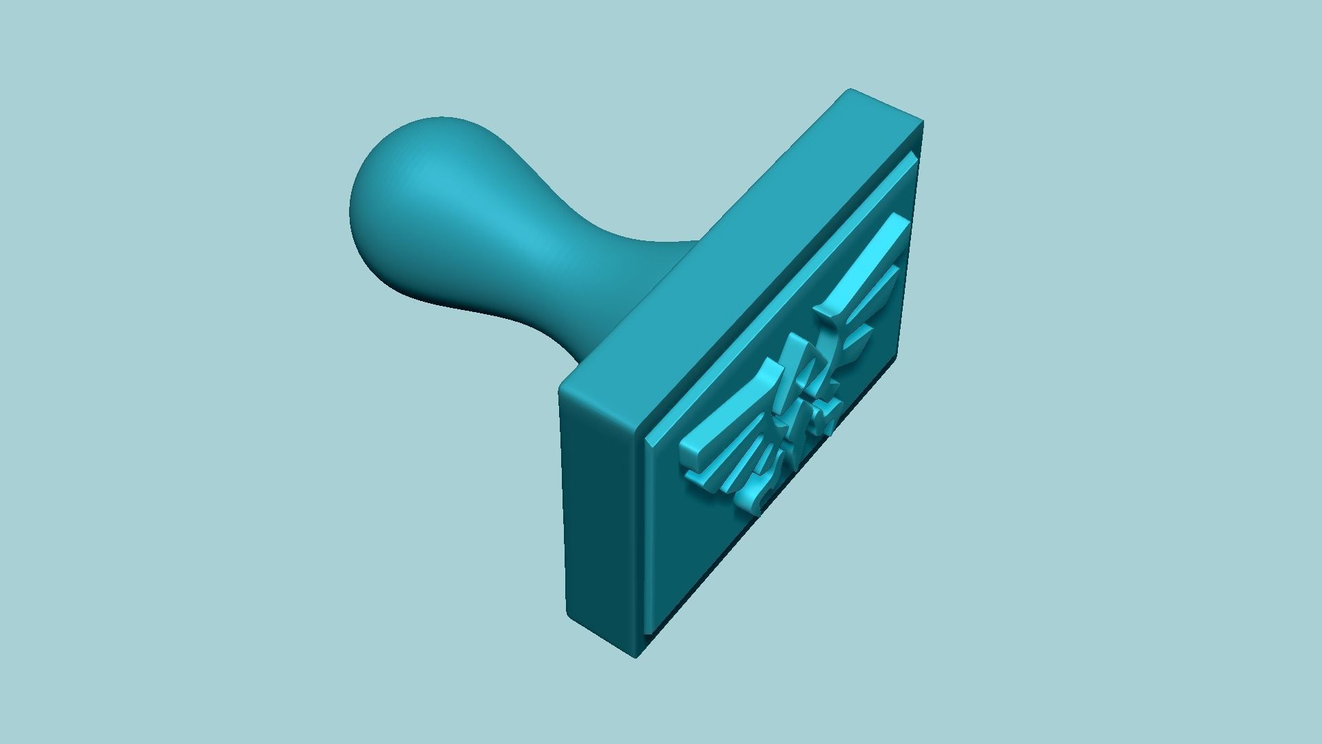 Stamp 102 - Zelda Icon - Fondant Decoration Maker Toy 3D print model_4