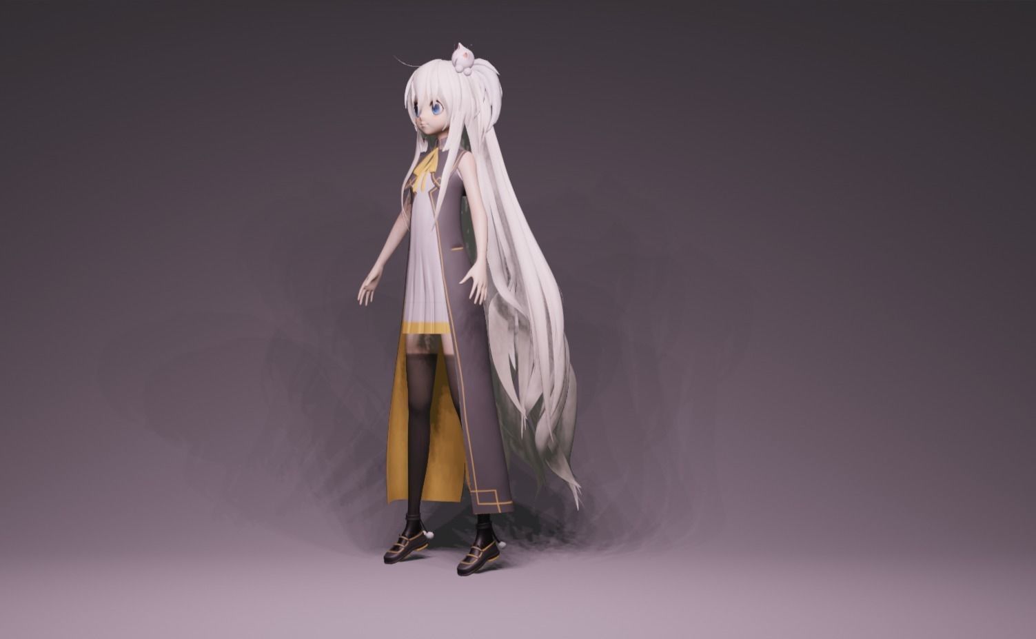 Anime Character - Unique 20 3D model_7