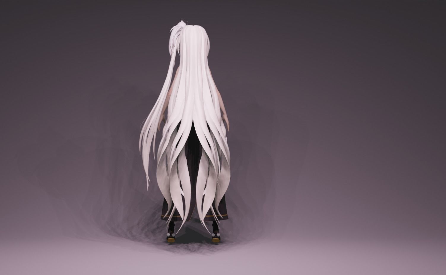 Anime Character - Unique 20 3D model_4