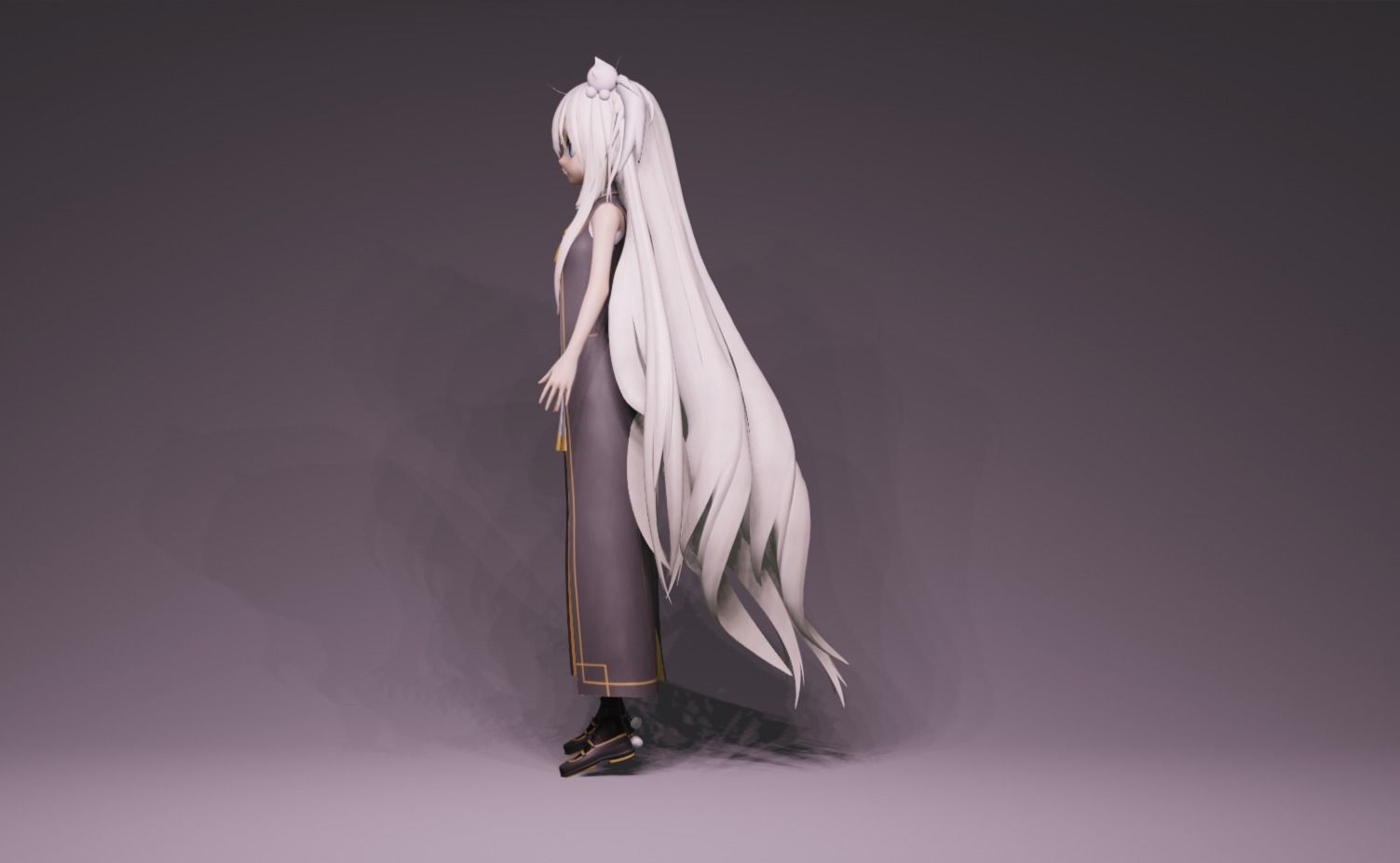 Anime Character - Unique 20 3D model_6