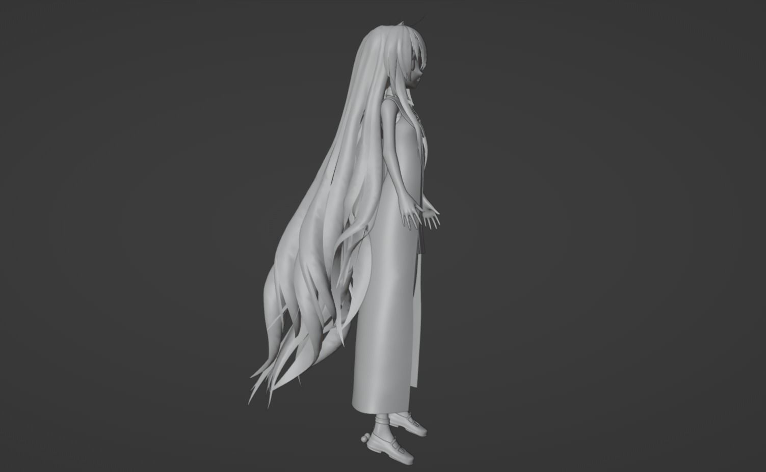 Anime Character - Unique 20 3D model_11