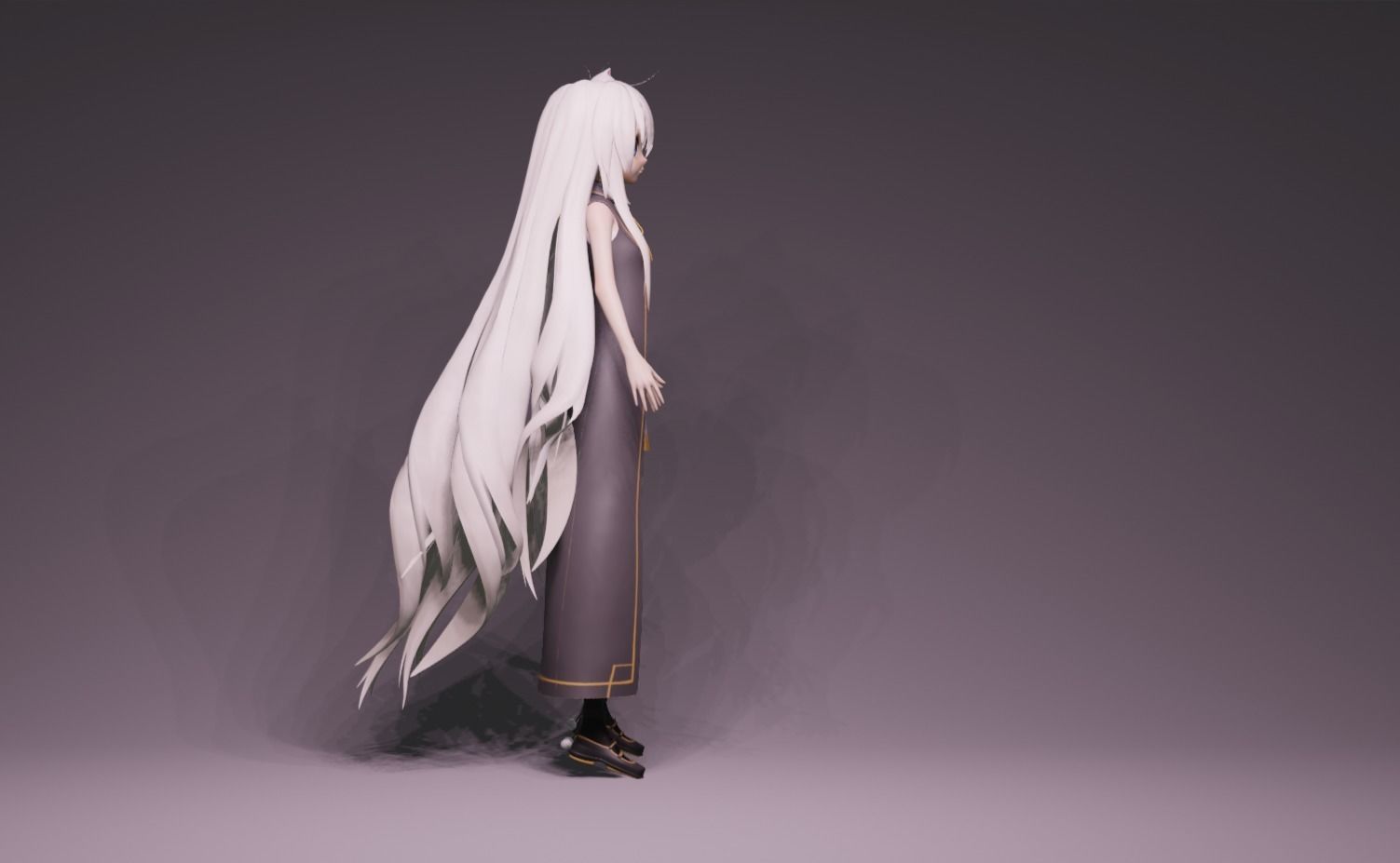 Anime Character - Unique 20 3D model_2