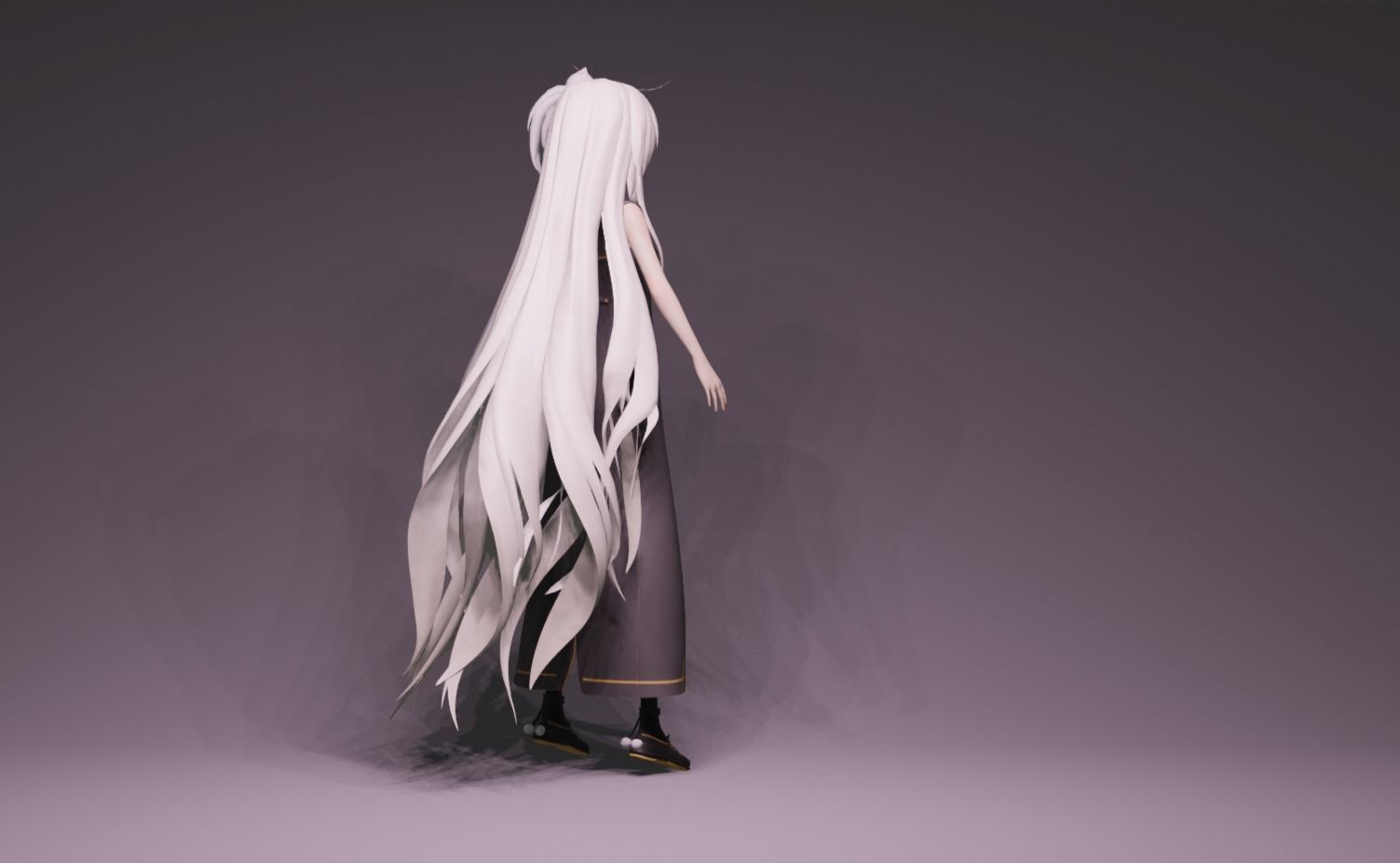 Anime Character - Unique 20 3D model_3