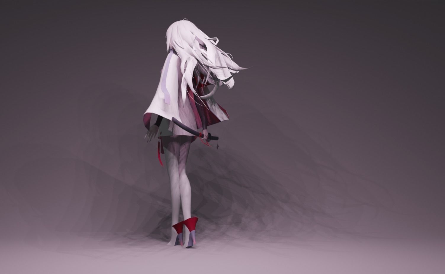 Anime Character - Unique 21 3D model_5