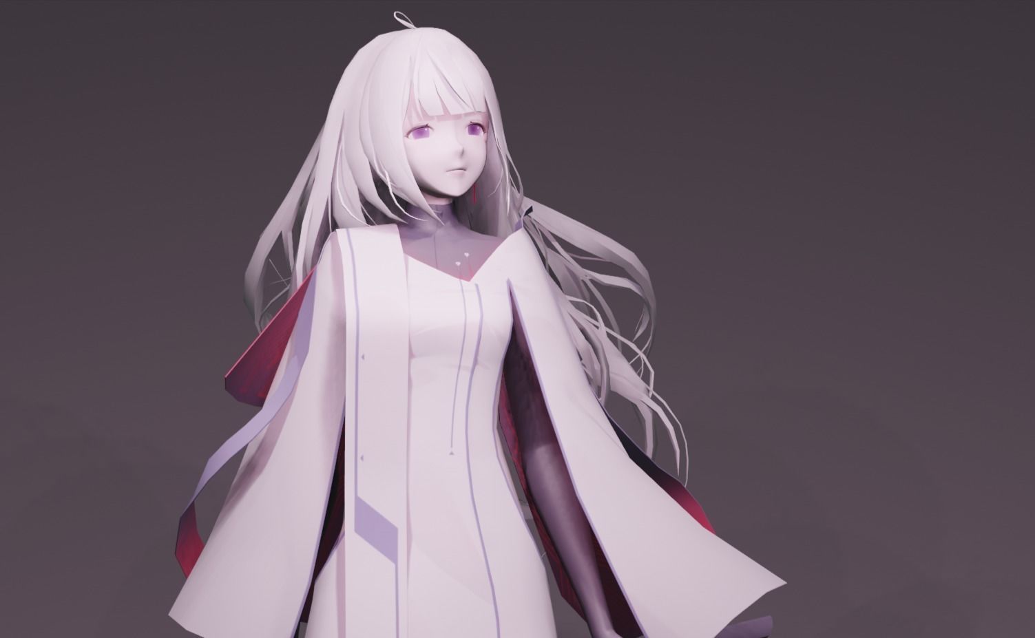 Anime Character - Unique 21 3D model_8