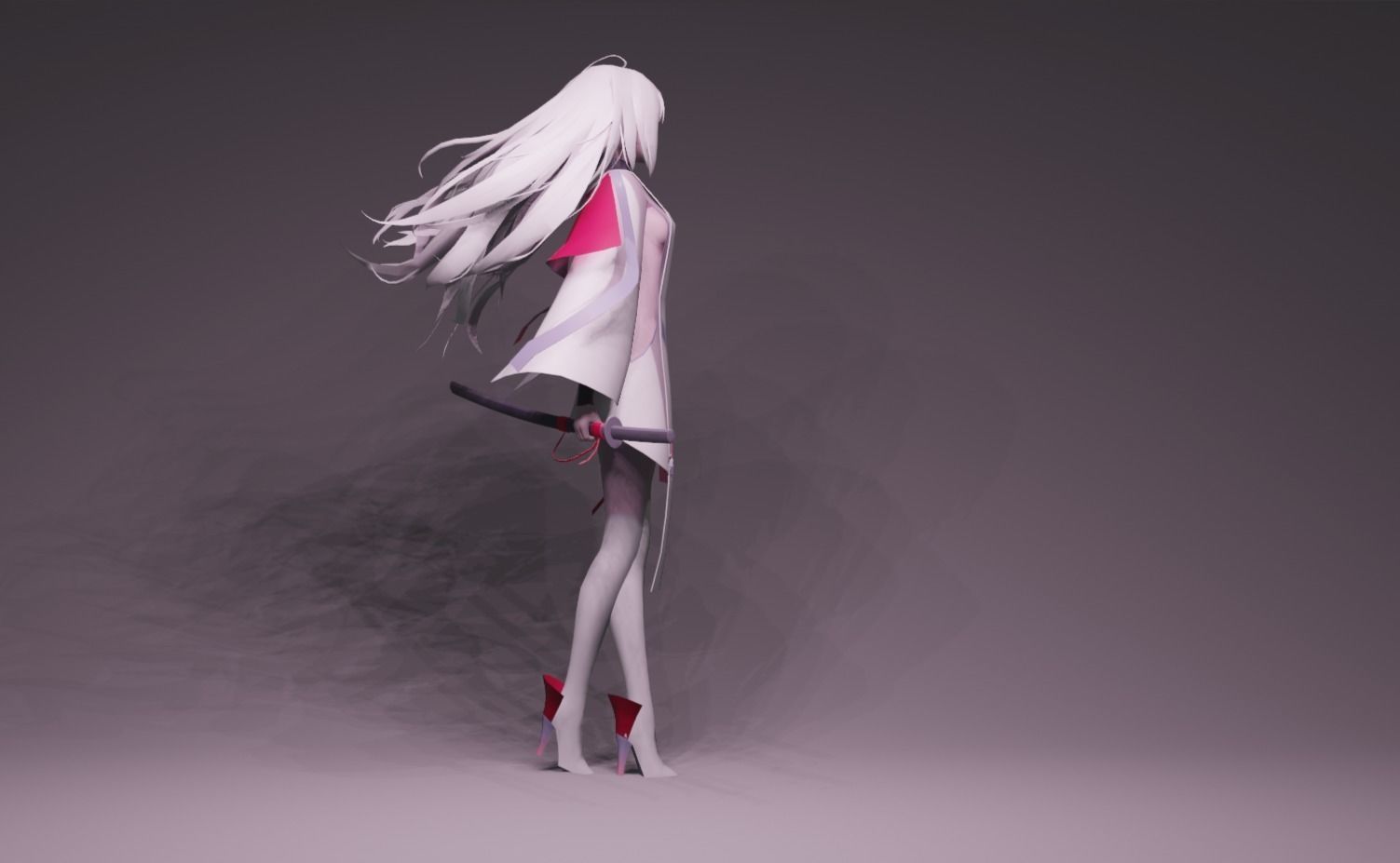Anime Character - Unique 21 3D model_2