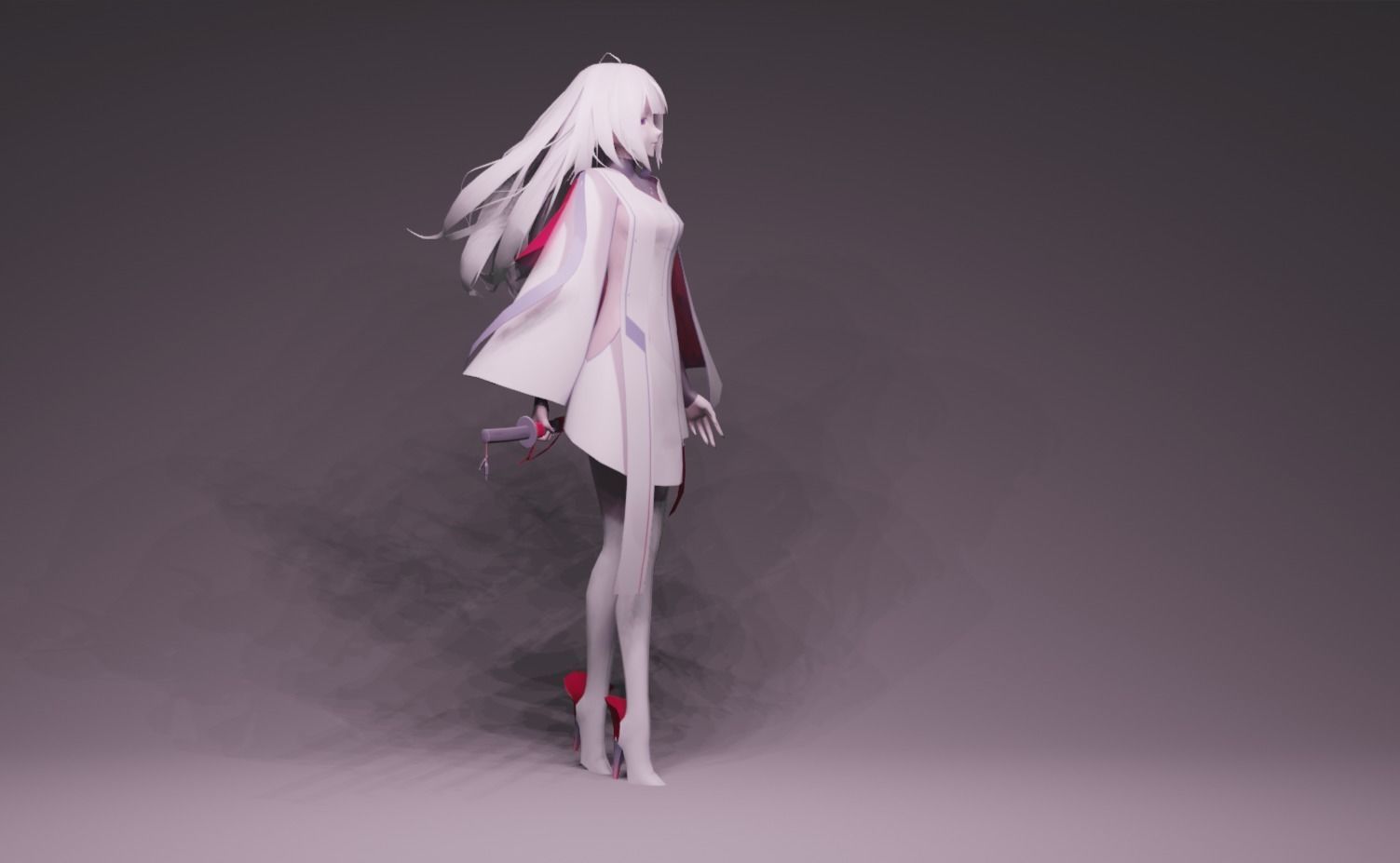 Anime Character - Unique 21 3D model_1