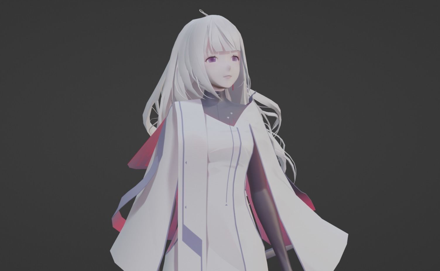 Anime Character - Unique 21 3D model_10