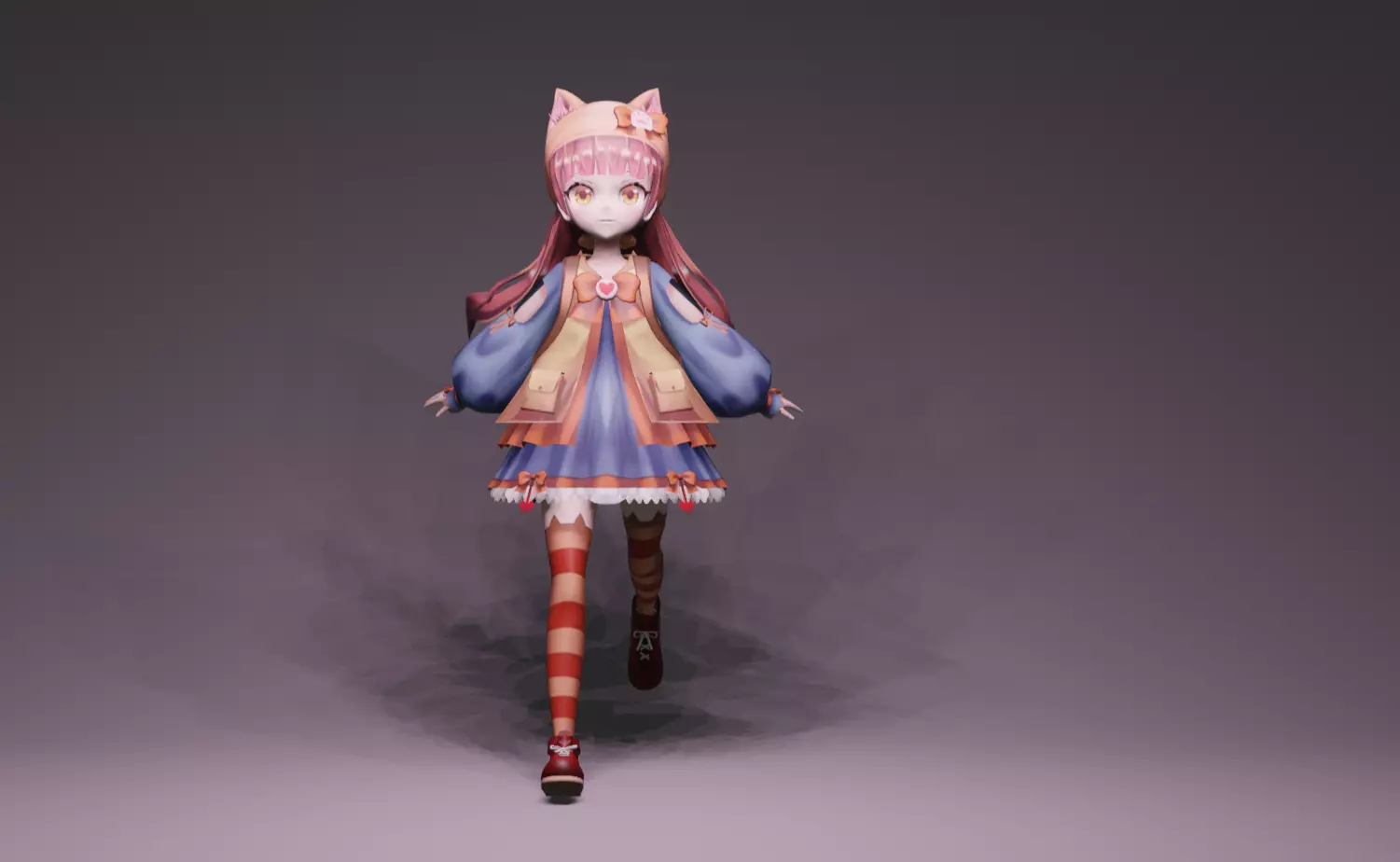 Anime Character - Unique 22 3D model_0