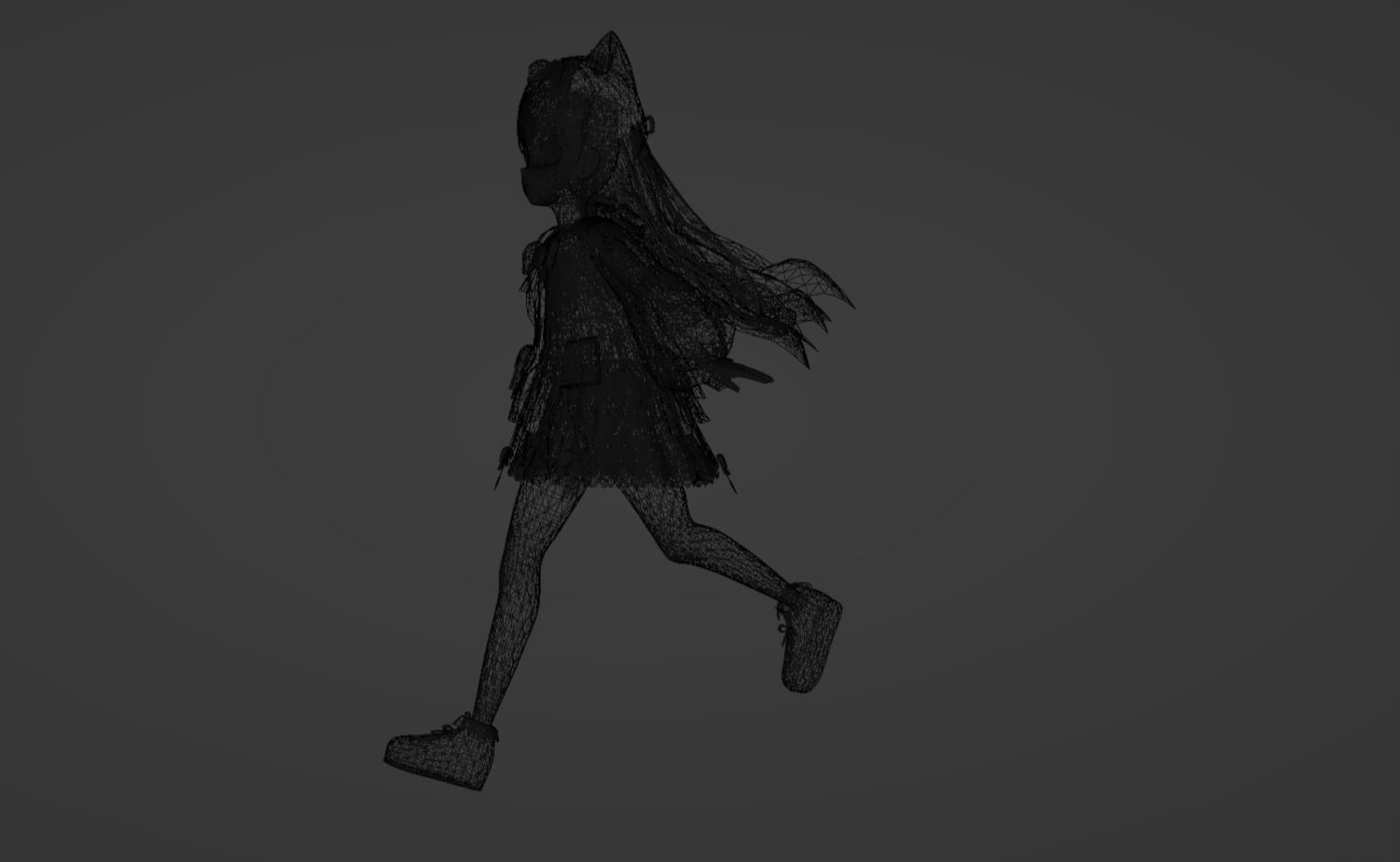 Anime Character - Unique 22 3D model_18