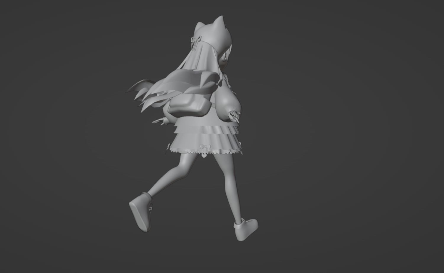 Anime Character - Unique 22 3D model_13