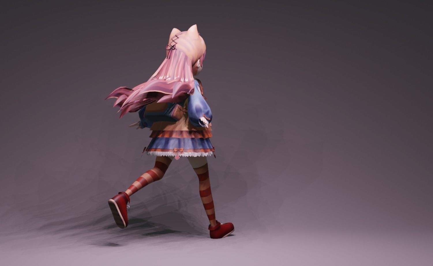 Anime Character - Unique 22 3D model_3