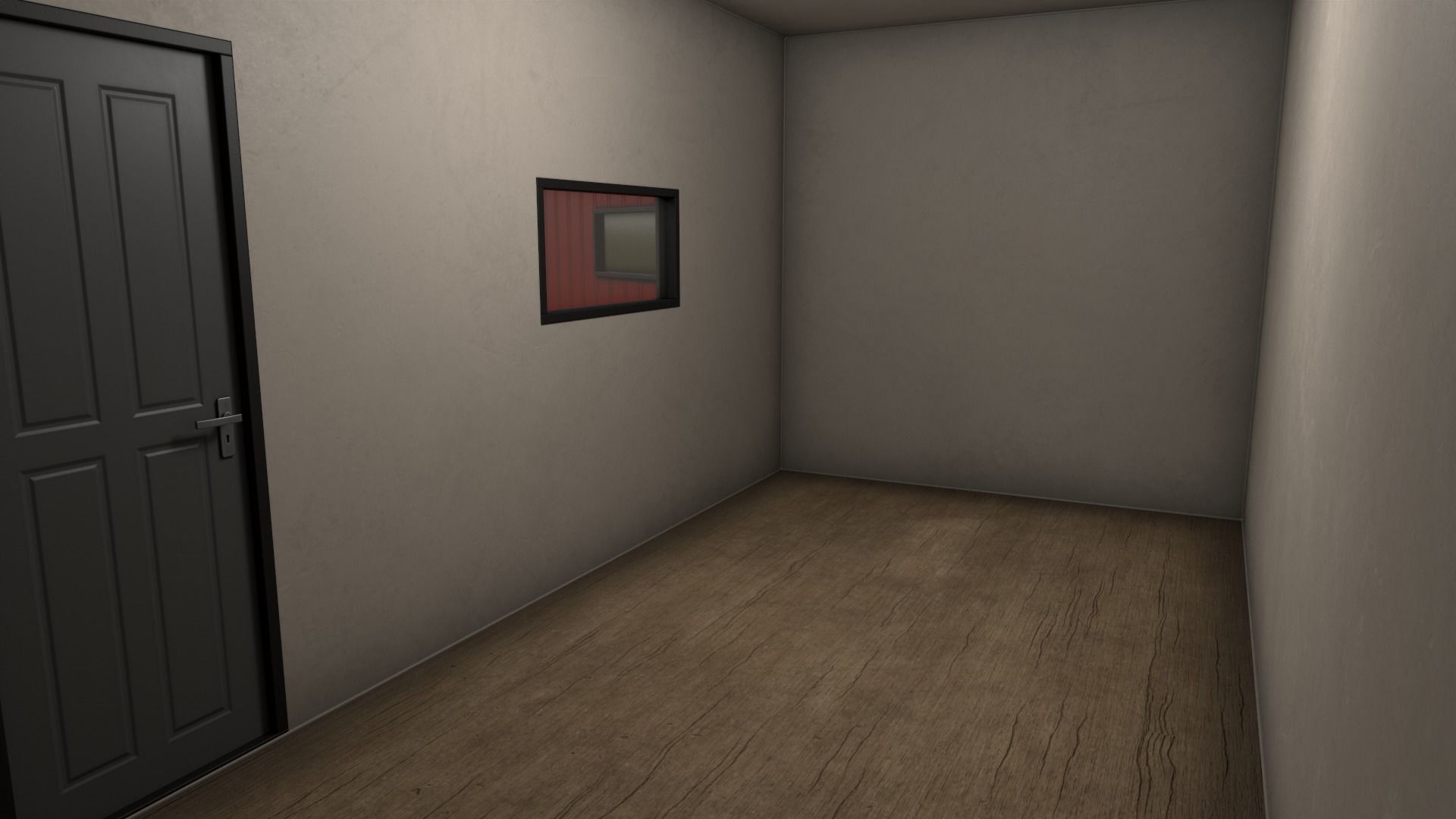 PBR Shed House B 20ft V4 Low-poly 3D model_13