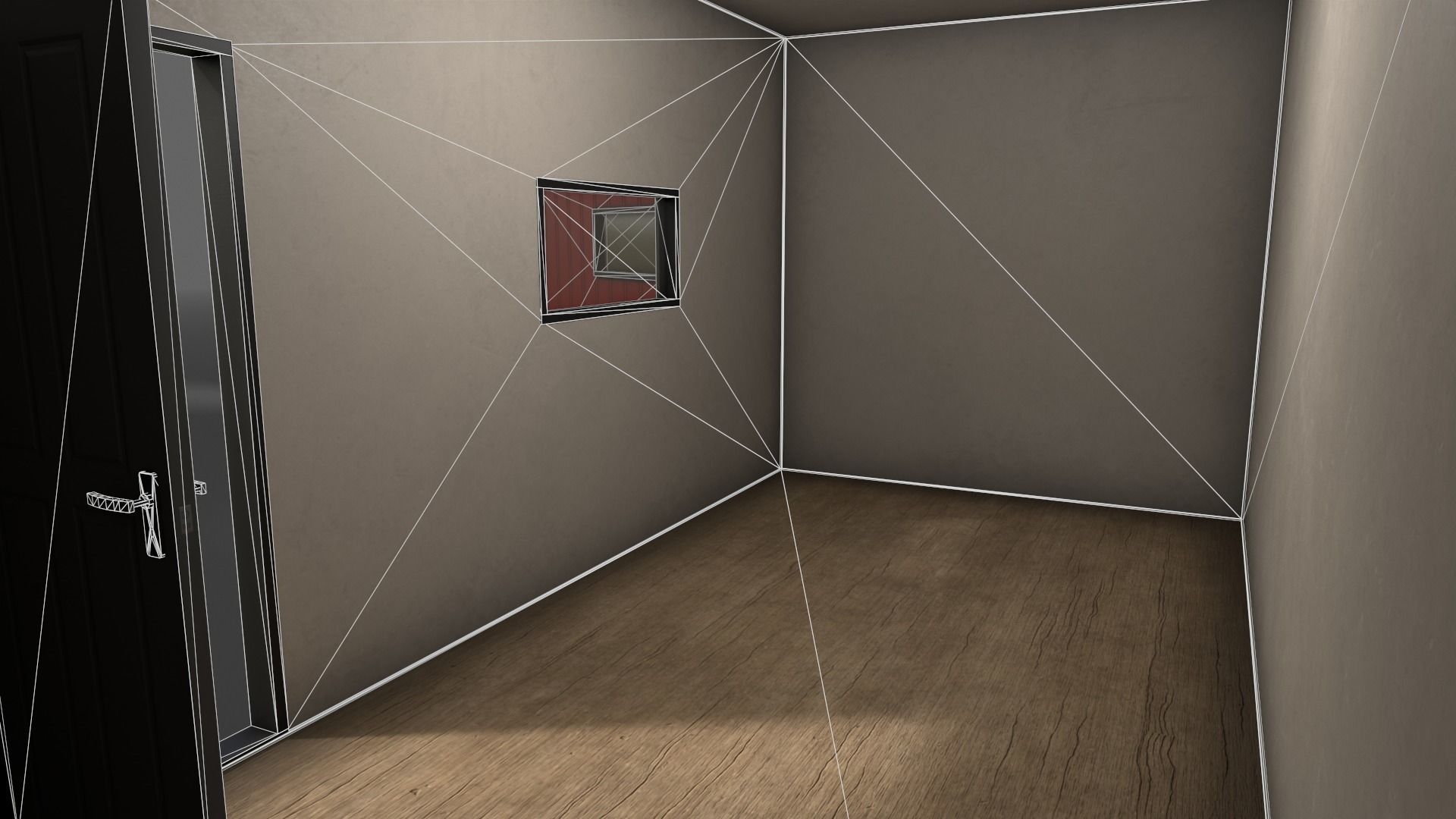 PBR Shed House B 20ft V4 Low-poly 3D model_15