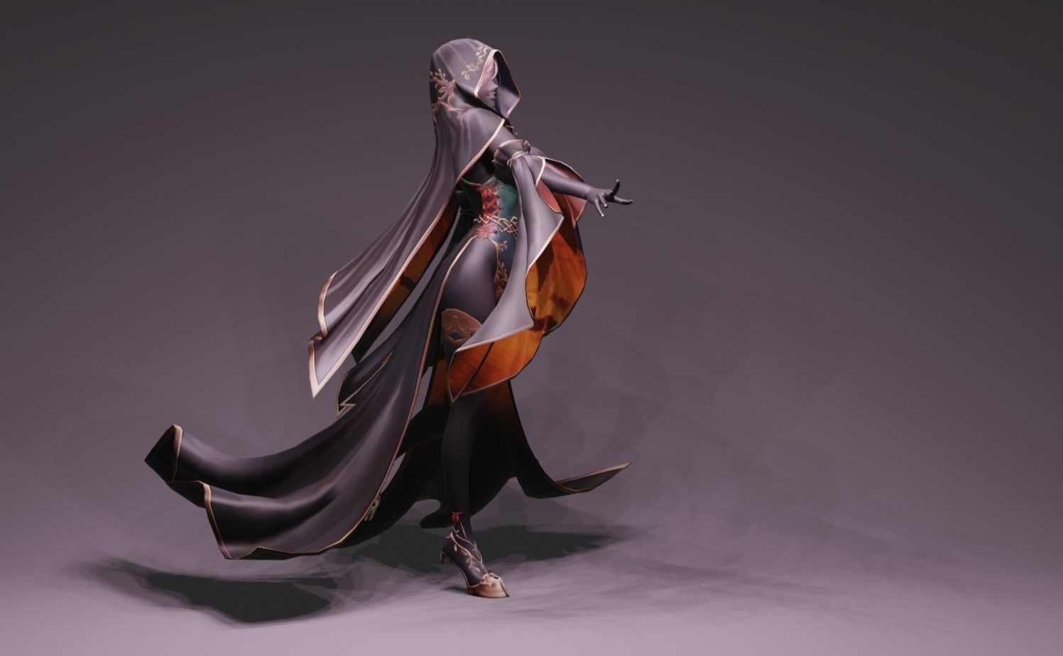 Anime Character - Unique 23 3D model_1