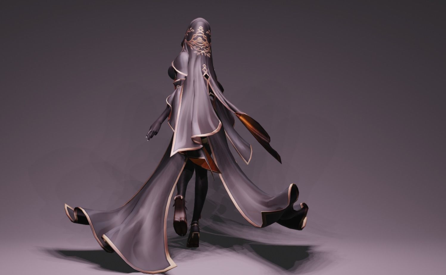 Anime Character - Unique 23 3D model_4