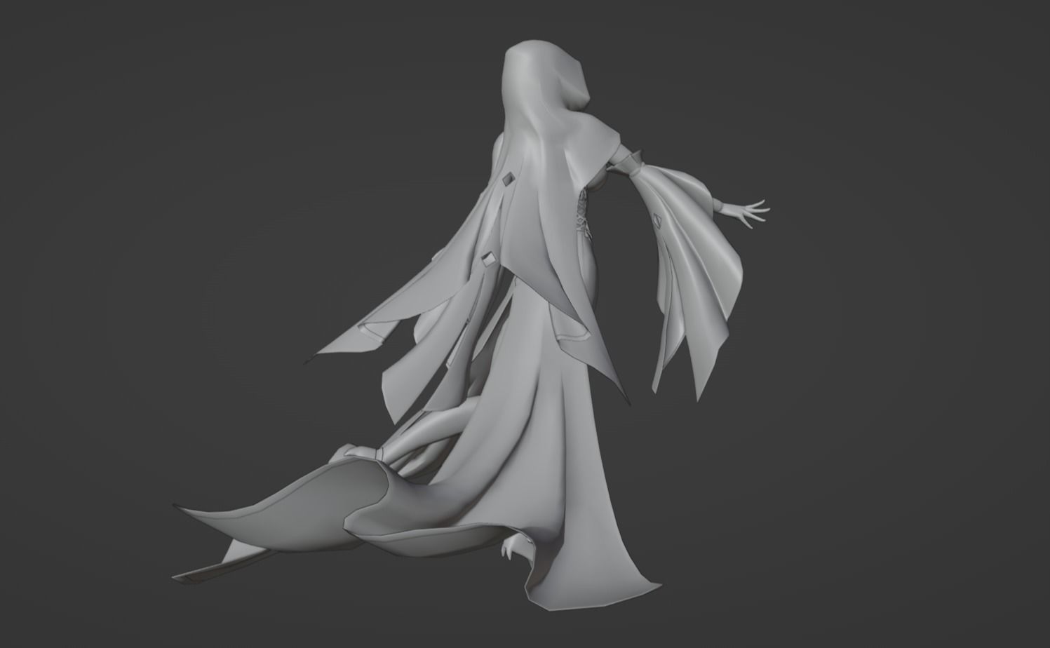 Anime Character - Unique 23 3D model_13