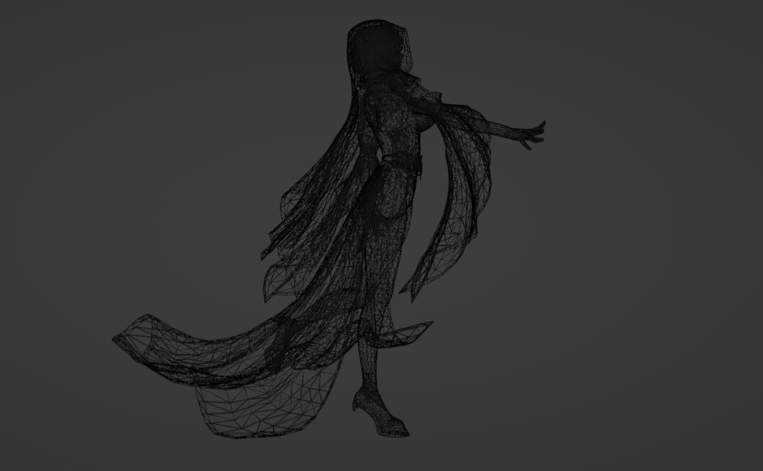 Anime Character - Unique 23 3D model_19