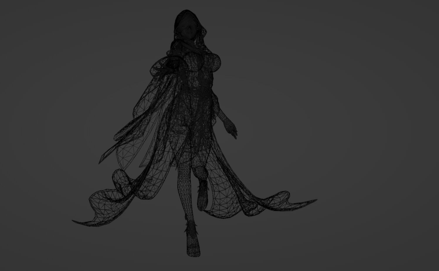 Anime Character - Unique 23 3D model_18