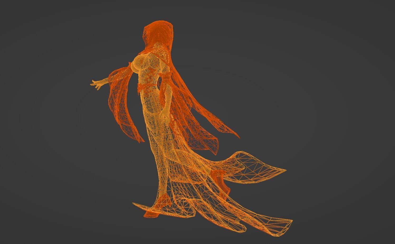 Anime Character - Unique 23 3D model_15