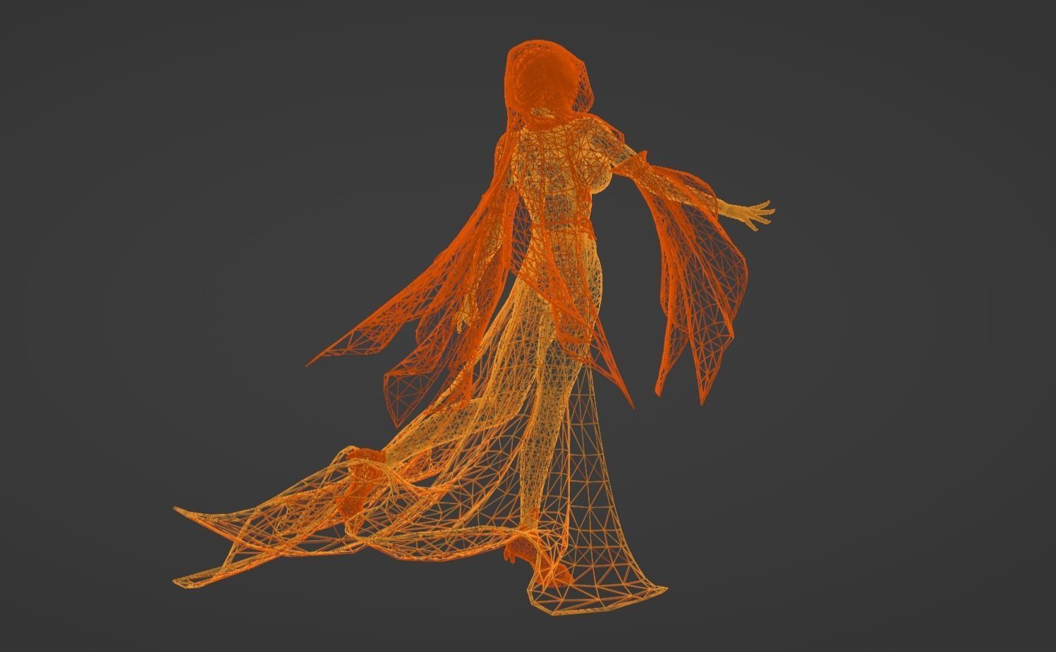 Anime Character - Unique 23 3D model_14