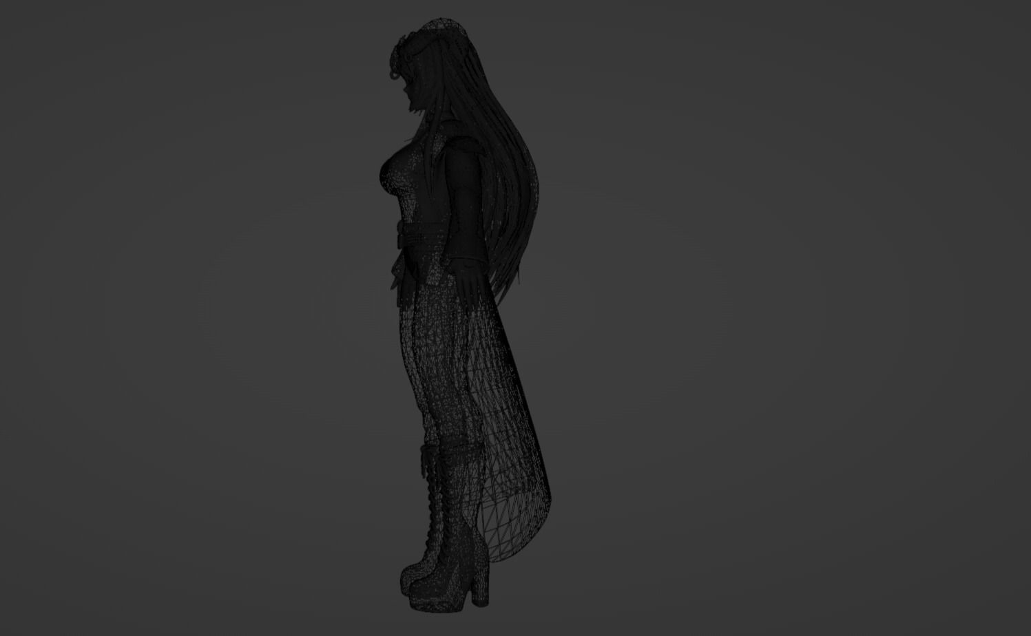 Anime Character - Unique 24 3D model_17