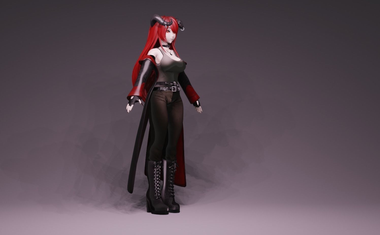 Anime Character - Unique 24 3D model_1
