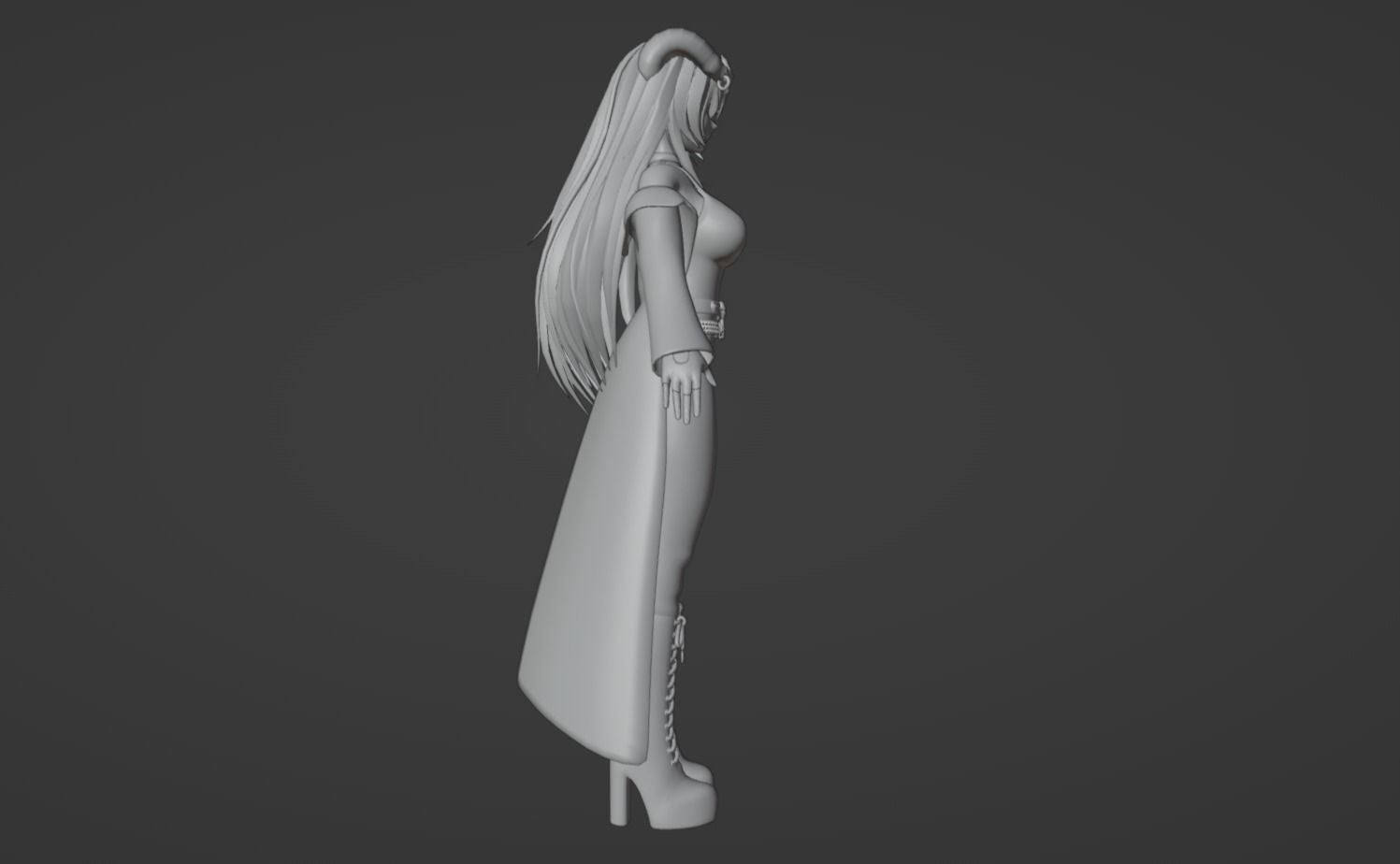 Anime Character - Unique 24 3D model_12