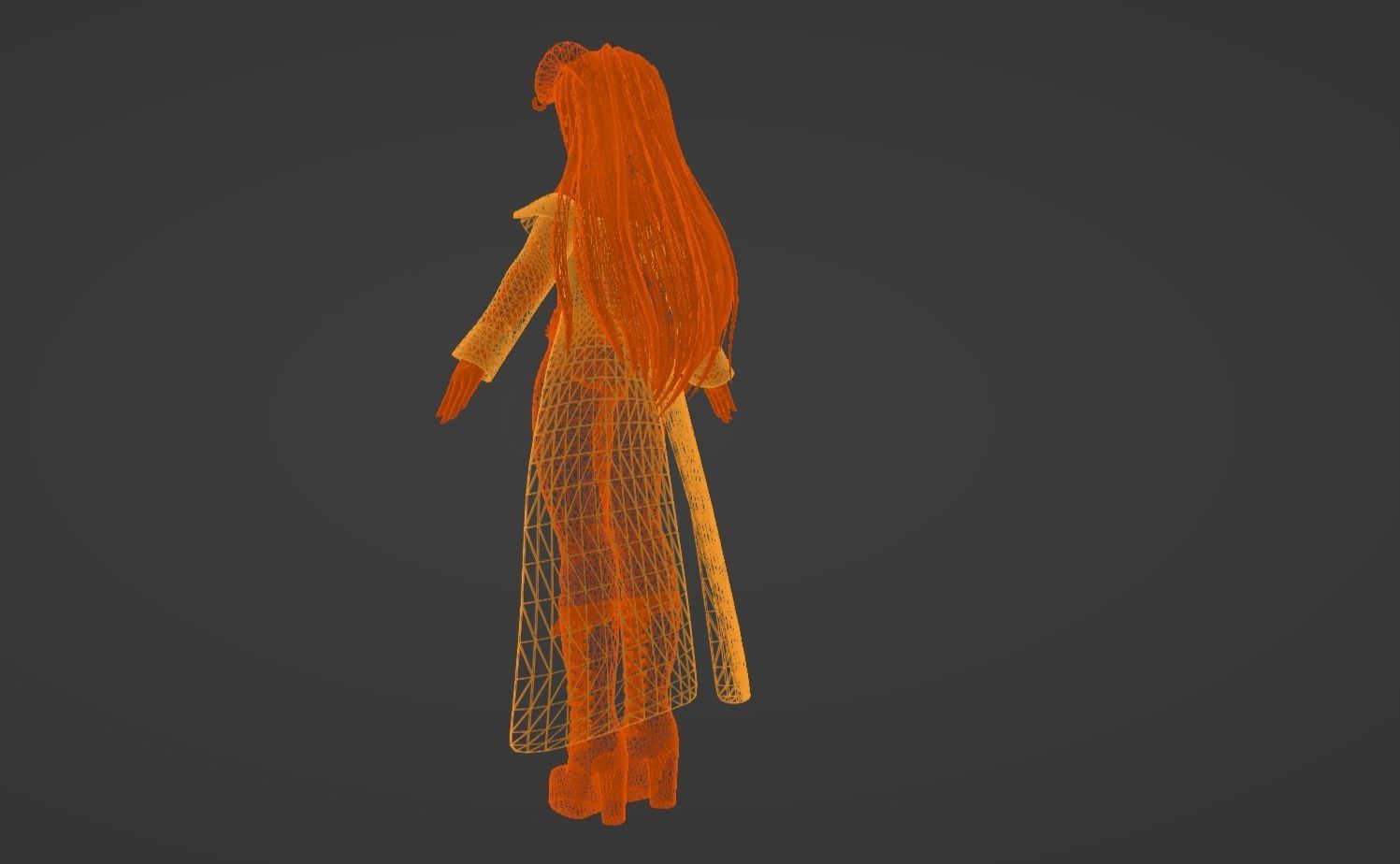 Anime Character - Unique 24 3D model_15