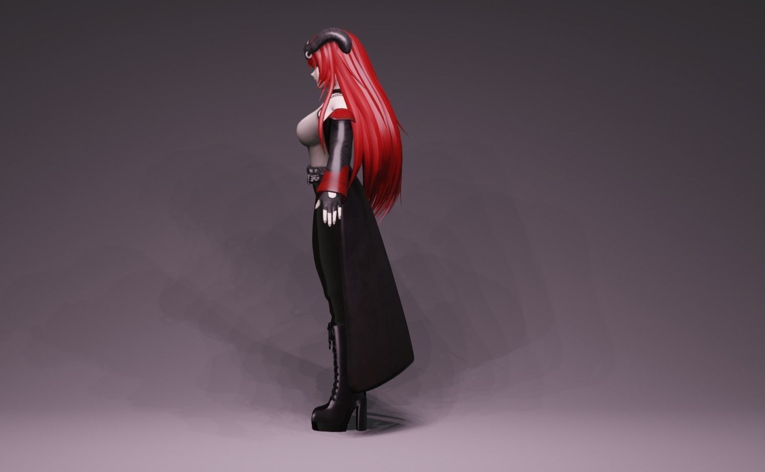 Anime Character - Unique 24 3D model_6