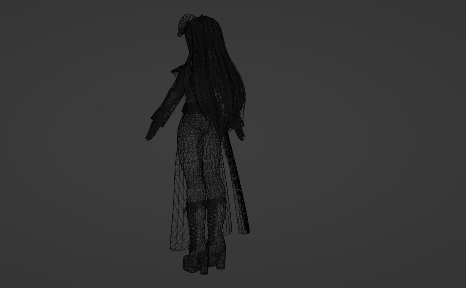 Anime Character - Unique 24 3D model_16