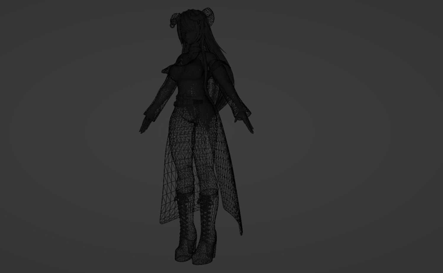 Anime Character - Unique 24 3D model_18