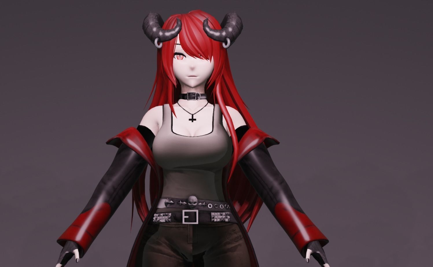 Anime Character - Unique 24 3D model_8