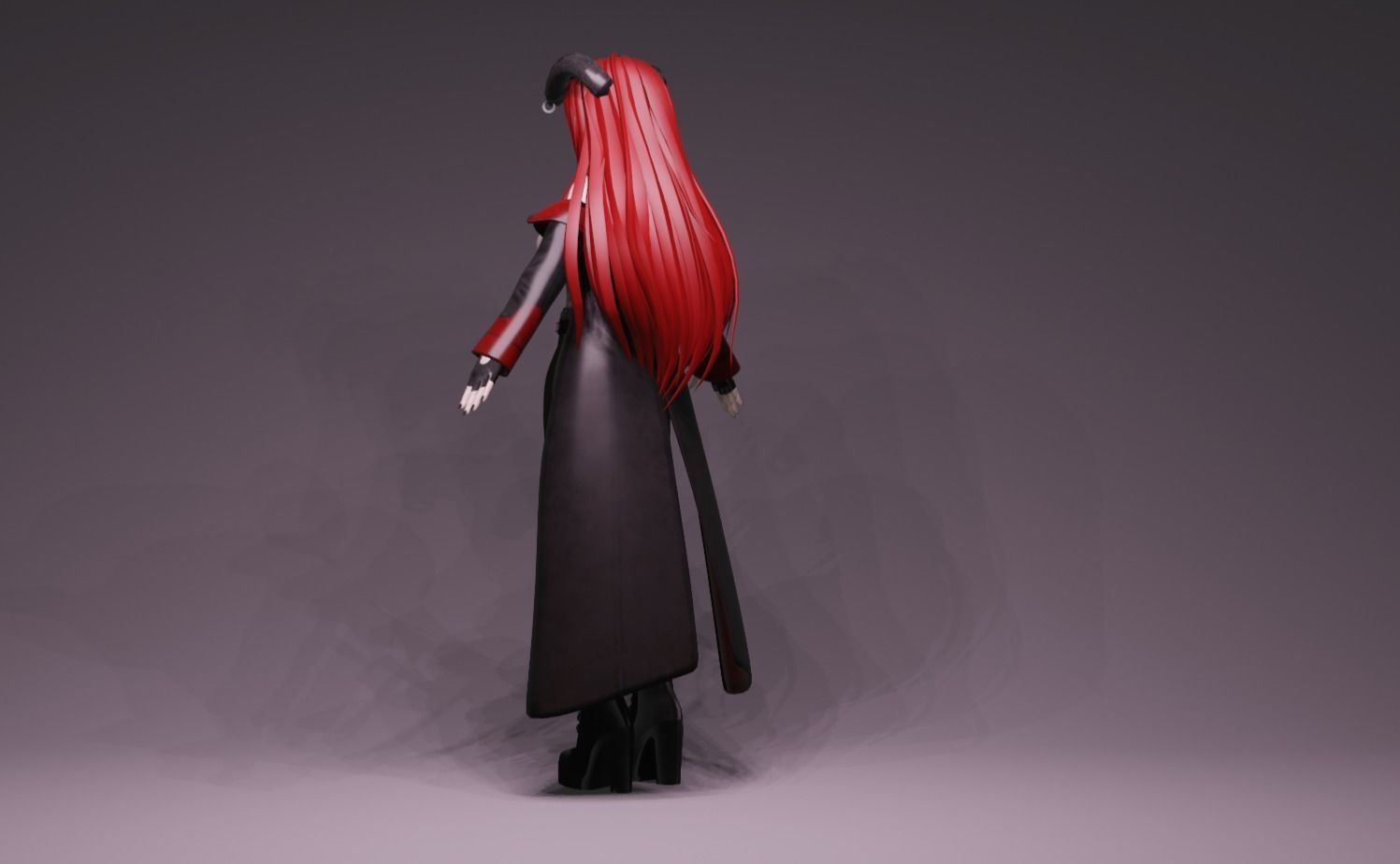 Anime Character - Unique 24 3D model_5