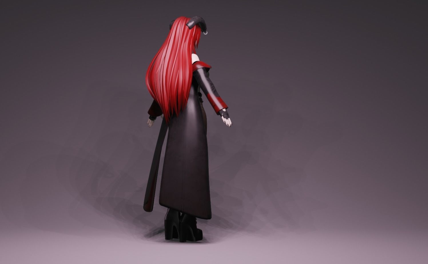 Anime Character - Unique 24 3D model_3