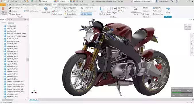Motorcycle for video game projects and others