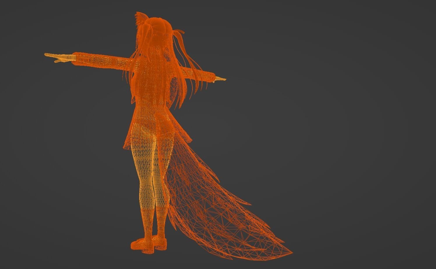 Anime Character - Unique 25 3D model_14