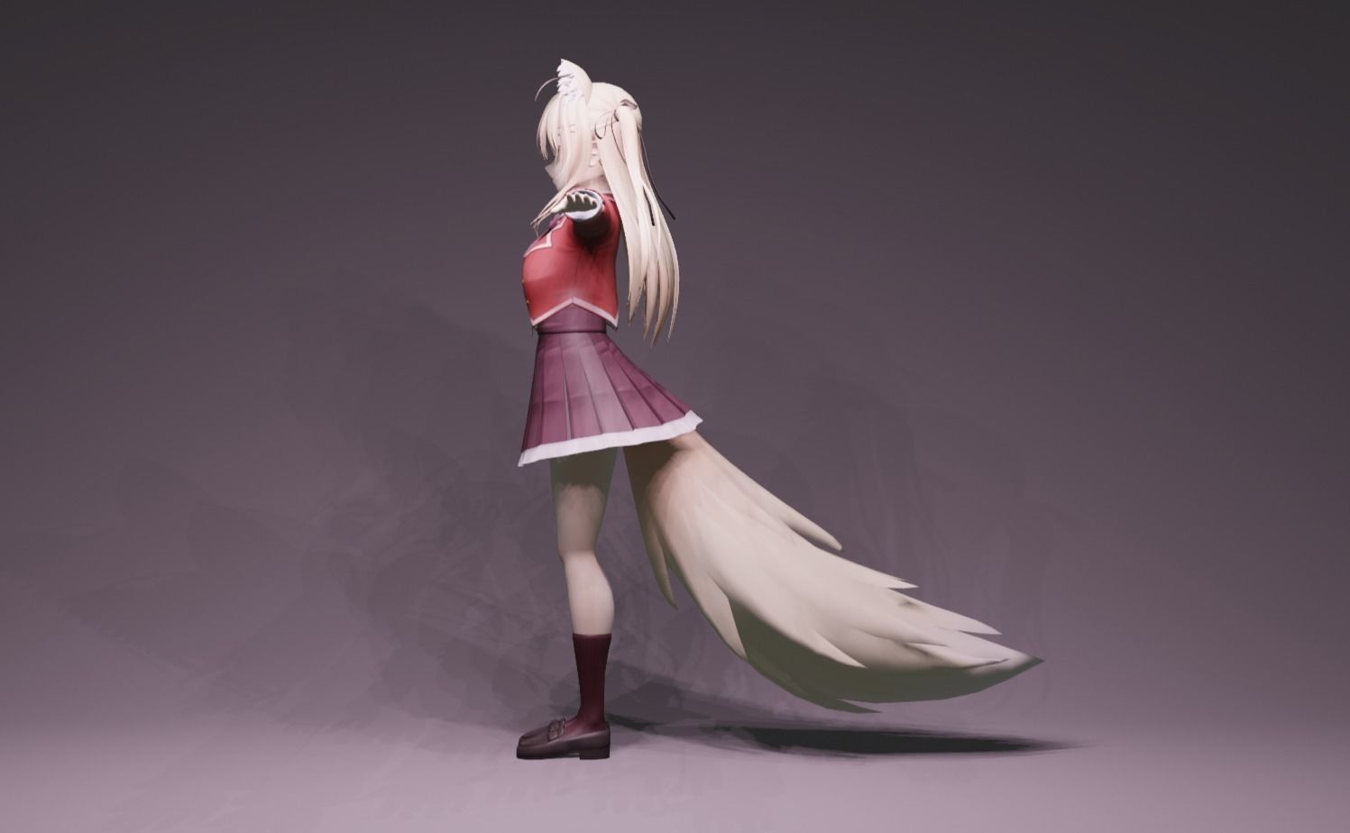 Anime Character - Unique 25 3D model_6