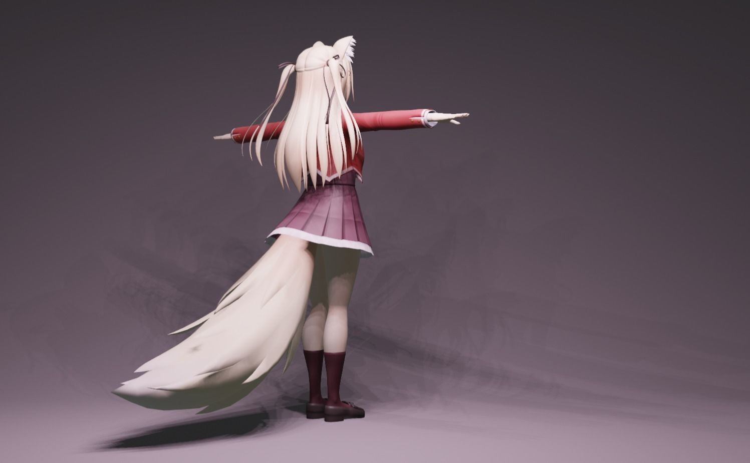 Anime Character - Unique 25 3D model_3