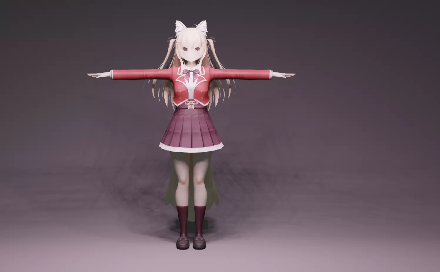 Anime Character - Unique 25 3D model_0