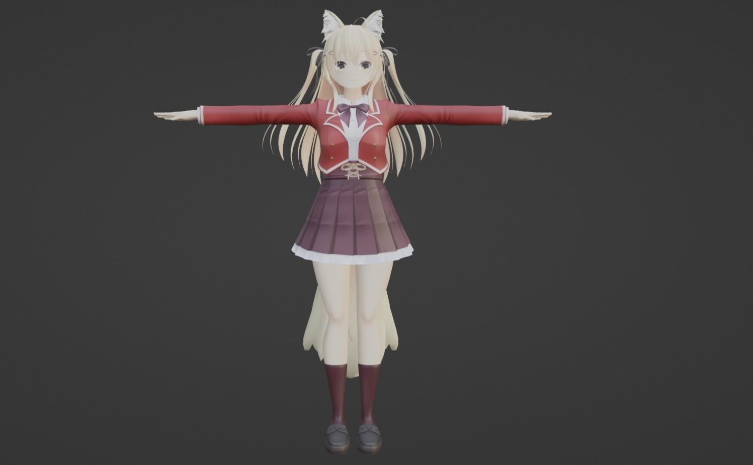 Anime Character - Unique 25 3D model_9