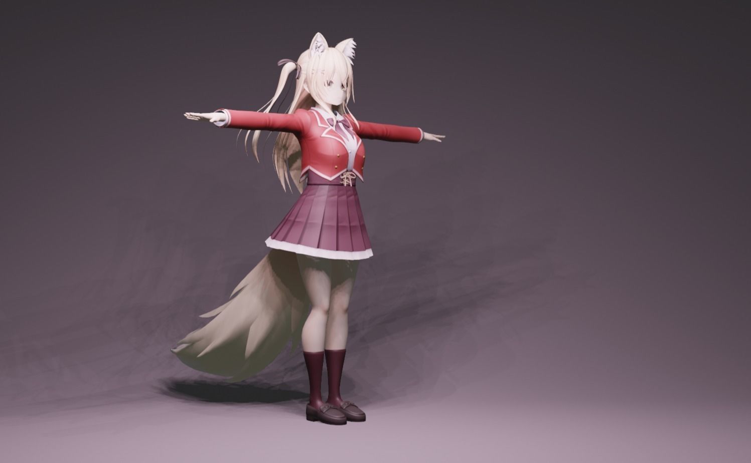 Anime Character - Unique 25 3D model_1