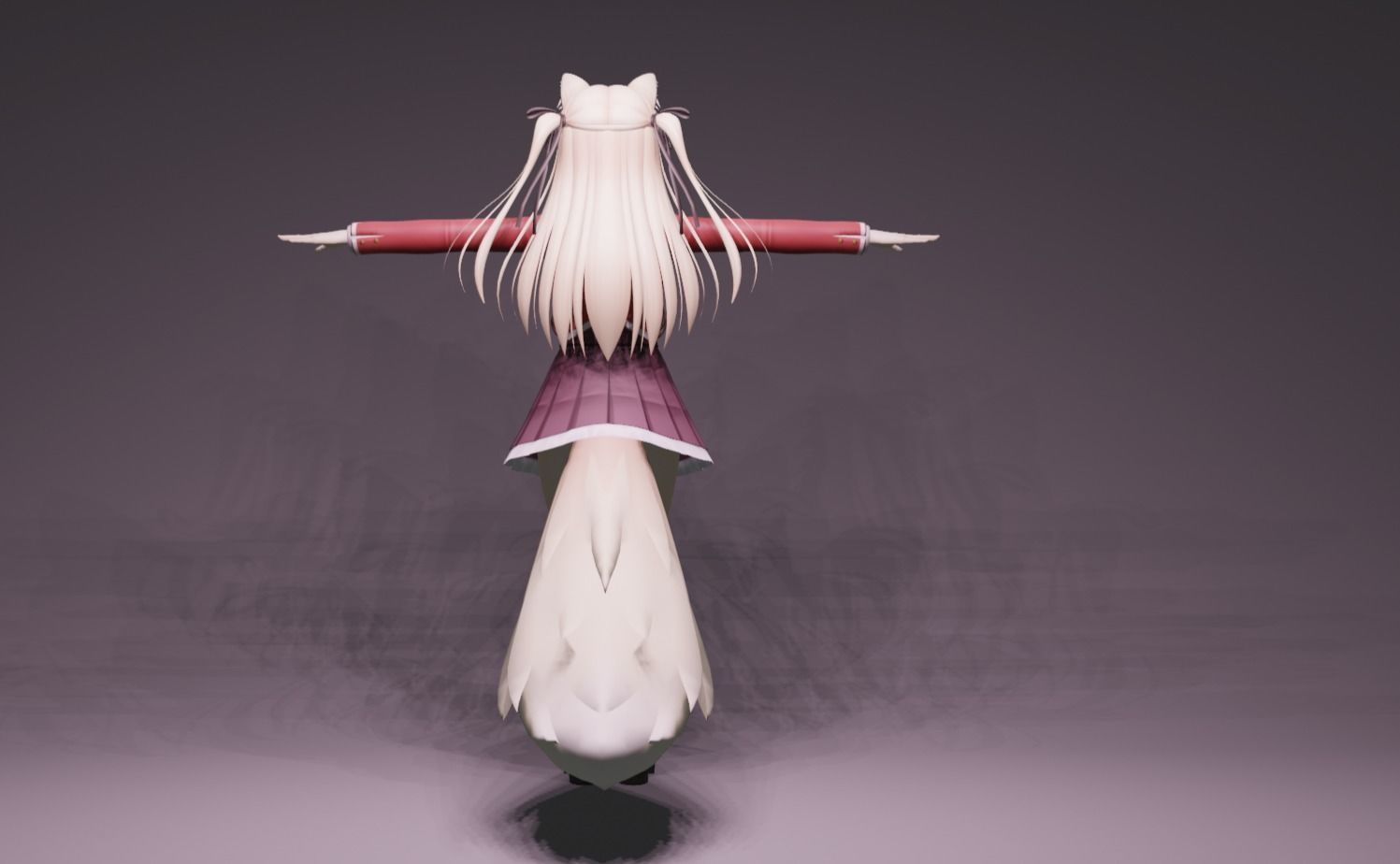 Anime Character - Unique 25 3D model_4