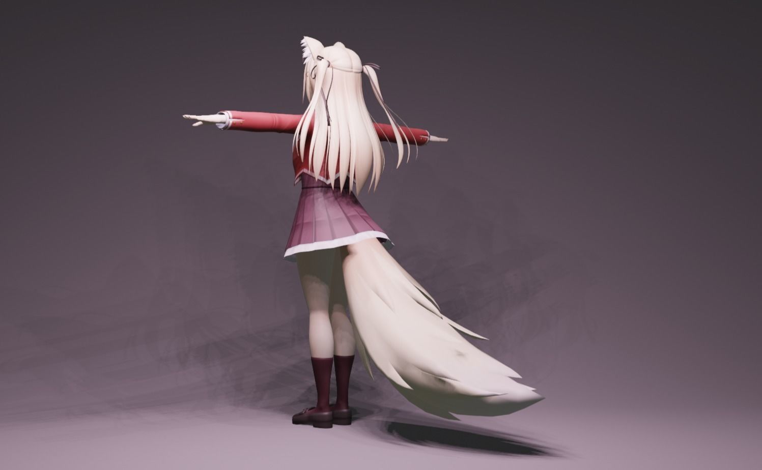Anime Character - Unique 25 3D model_5