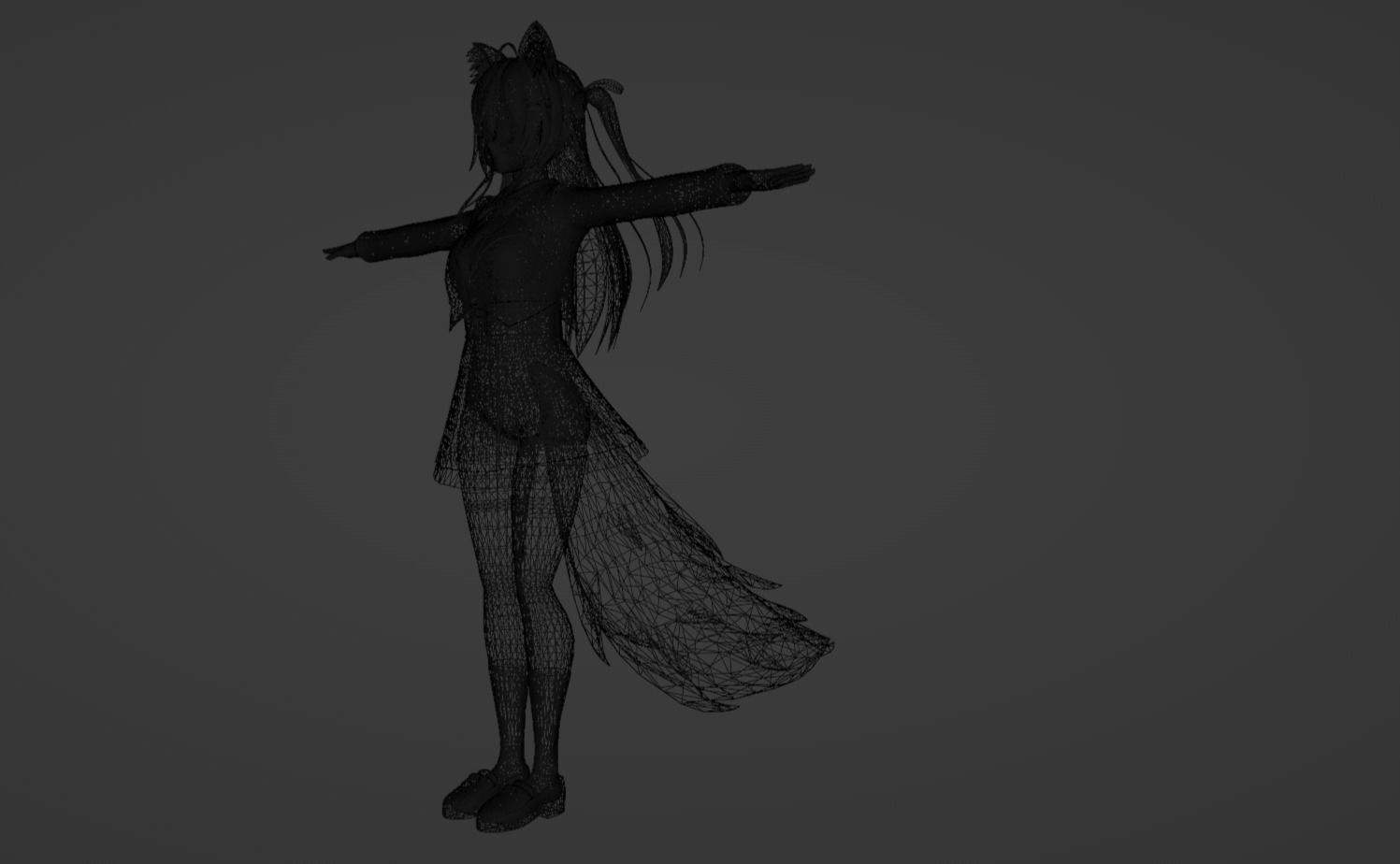 Anime Character - Unique 25 3D model_17