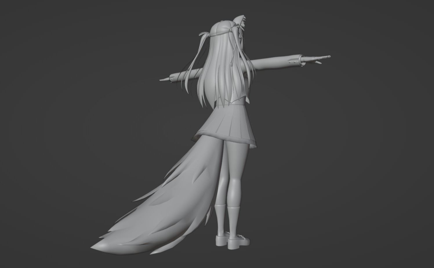 Anime Character - Unique 25 3D model_12